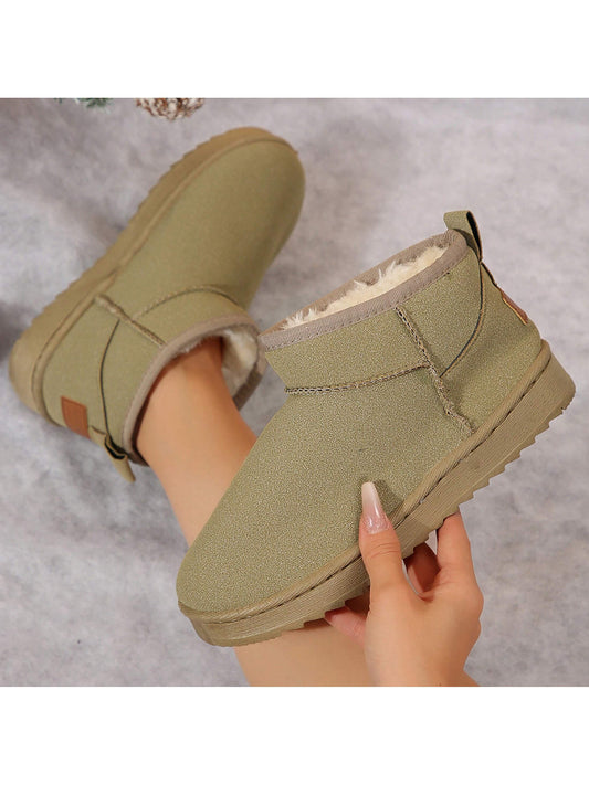 Winter Classic Women'S Snow Boots Padded Thickened Non-Slip Waterproof Cotton Shoes Short Boots for Women Winter House Slippers