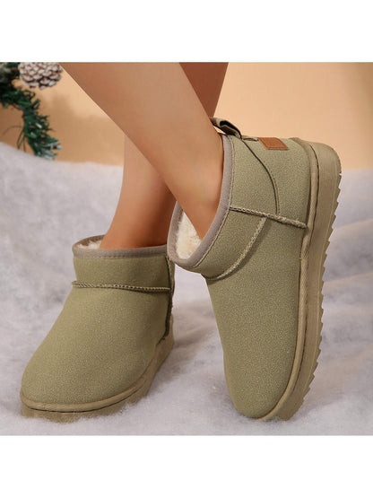 Winter Classic Women'S Snow Boots Padded Thickened Non-Slip Waterproof Cotton Shoes Short Boots for Women Winter House Slippers