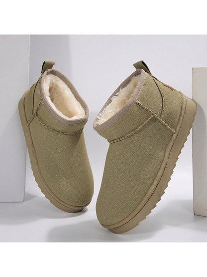 Winter Classic Women'S Snow Boots Padded Thickened Non-Slip Waterproof Cotton Shoes Short Boots for Women Winter House Slippers
